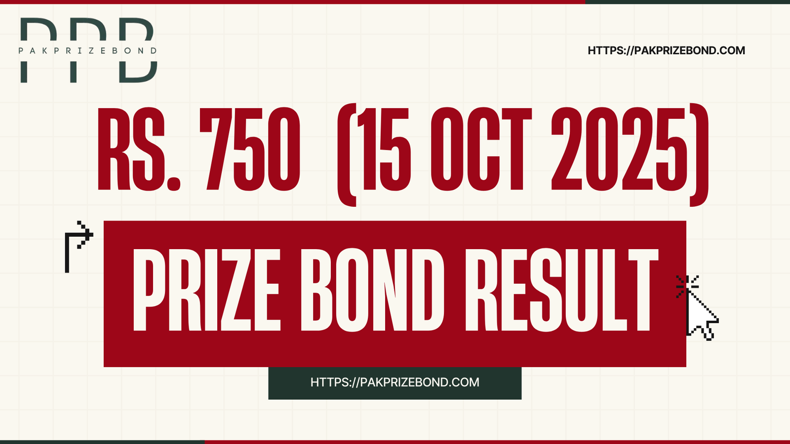 Rs. 750 Prize Bond Announced Today – Draw 104, Muzaffarabad (October 2025)