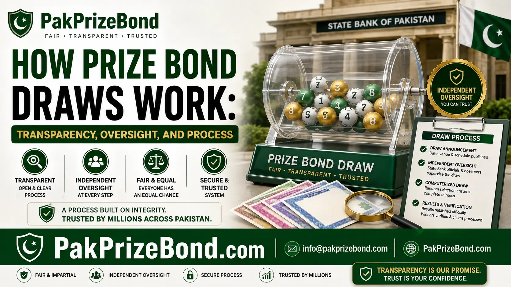 How Prize Bond Draws Work: Transparency, Oversight, and Process